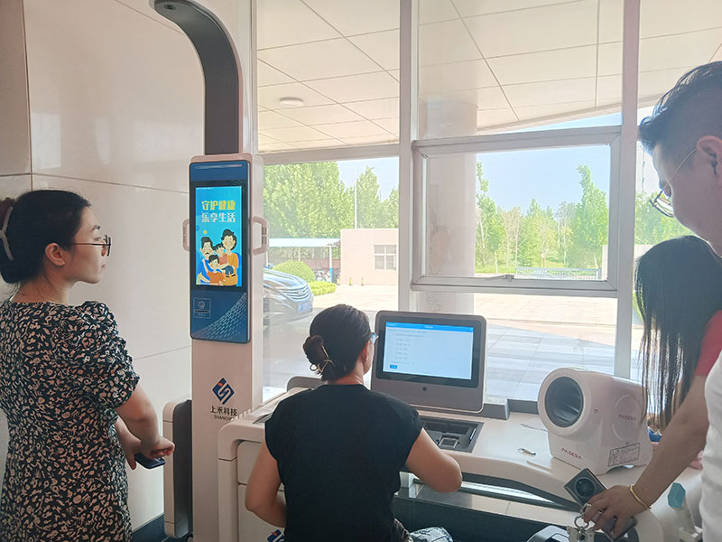 聊城疾控中心引進智能健康一體機，推進數字化健康管理